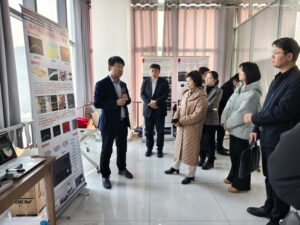 热烈欢迎教育厅厅长李明、科技厅领导访问山大科技园